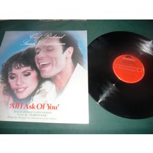 CLIFF RICHARD & SARAH BRIGHTMAN 12" SINGLE - ALL I ASK OF YOU/ONLY YOU