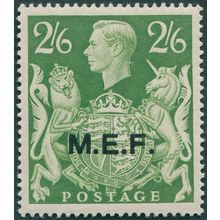 British Occupation of Italian Colonies MEF 1947 2s 6d yellow-green SGM19 unused