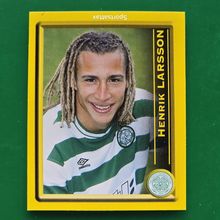 Henrik Larsson Rare 2000 Celtic Scottish Premier League Panini Sticker #74