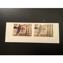ICOLLECTZONE US 1982 Arkansas #2 Duck Stamp Imperf Pair XF NH