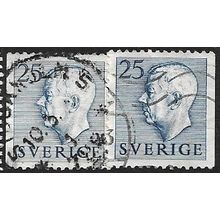 1954 Michel 391Dl+391Dr - #2 fine used (o)