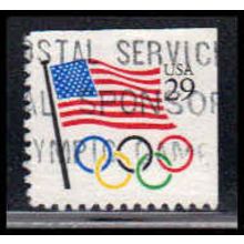 Used 2528 29c U.S. Flag Fine BPS W2735