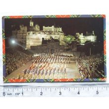 1976 postcard Military Tattoo, Edinburgh Castle