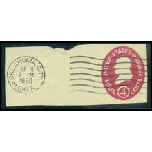 Used U536 4c Benjamin Franklin Fine Cut Square WA3099