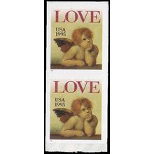 2949 32c Love Fine MNH BPS Vert Pair V4999