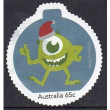 Australia 2023 MyStamps - Disney Pixar Xmas - Mike Wazowski, Monsters 65c Used