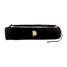 Tote Bag For Yoga[ 27"L X 6" Black With Gold Lotus ]