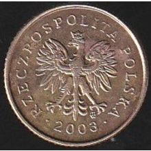 2003 Poland 1 Grosz Coin