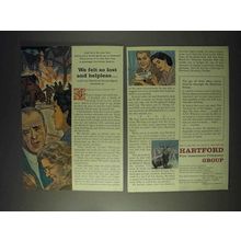 1958 Hartford Insurance Ad - We Felt So Helpless