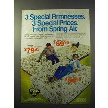 1977 Spring Air Mattresses Ad - 3 Special Firmnesses