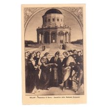 RAFFAELLO ART WORK, MILANO , ITALY unused antique postcard, =