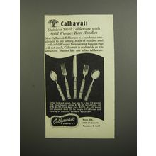 1952 Calhawaii Tableware Advertisement