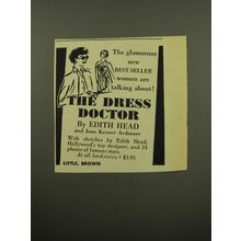 1959 Little, Brown Book Ad - The Dress Doctor by Edith Head, Jane Kesner Ardmore