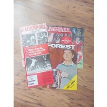 5 x Liverpool League Cup Semi Finals (Home & Away 1978-1982) ** FREE P&P **