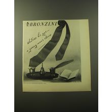 1960 Bronzini Fashion Advertisement - Whatever his age