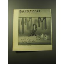 1960 Bronzini Fashion Ad - Whatever his age - a young man's choice