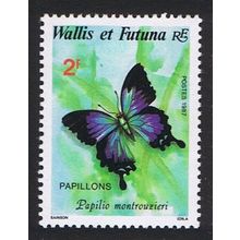 Wallis and Futuna Butterflies 2f 1987 MNH SG#501 Sc#347