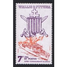 Wallis and Futuna Naval Ships 7f 1986 MNH SG#495 Sc#343