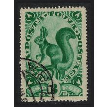 Tuva Eurasian red squirrel Wild Animals 3 kop. 1935 Canc SG#69 MI#66 Sc#61
