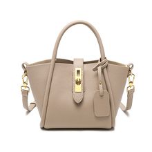 Genuine Leather Women's Top-handle Bags White
