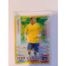 match attax world cup Brazil thiago Silva 100 club