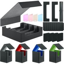 Deck Cases Bundle Hold up to 5000 Trading Cards, Storage Boxes Set Included 4-Ro