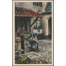 Kantklossen, Brugge, c.1920s - Briefkaart