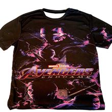 Marvel Avengers Endgame 3D T-Shirt Mens Casual Short Sleeve Round Neck Tee XL