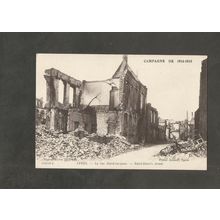 Postcard Belgium Ypres Military WW1 Damage St James Street