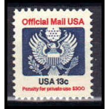 O129 13c Eagle Jumbo MNH KA1478