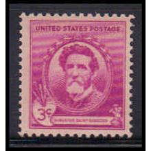 886 3c Augustus Saint-Gaudens Fine MNH KA3888