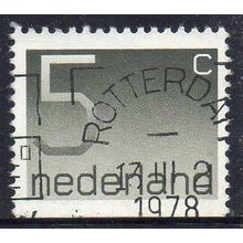 Netherlands 1976 - 82 Numeral Type "Crouwel" Booklet Stamp 5c Used