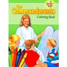About the Commandments Colouring Book