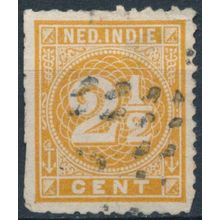 Definitive: 2½c P12½x12 - Netherlands Indies 1883 - FH - MiNr 19