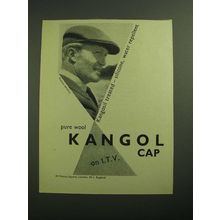 1958 Kangol Cap Ad - Kangosil Treated Silicone