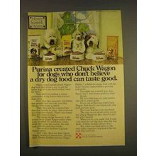 1976 Purina Chuck Wagon Dog Food Ad - Don't Believe