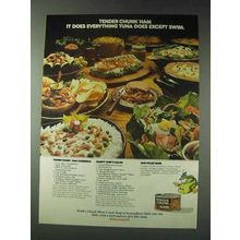 1978 Hormel Tender Chunk Ham Ad - Hearty Chef's Salad