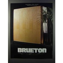 1981 Brueton Runway Cabinet Ad - Stanley Jay Friedman