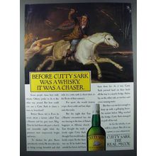 1986 Cutty Sark Scotch Ad - Before It Was a Chaser