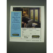 1989 Stanley Door Ad - Stanley Doors. When you're ready to make a statement