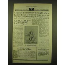 1924 Houghton Mifflin Company Ad - Always I remember the night