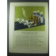 1954 Schweppes Advertisement -Stephen Potter, Lewitt-Him - Care of the Athlete