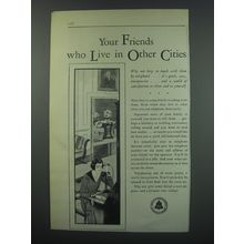 1930 Bell Telephone Ad - Your friends who live in other cities