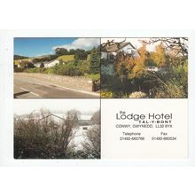 The Lodge Hotel Tal-y-Bont Postcard LL32