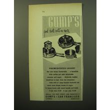 1950 Gump's Coffee Pot Advertisement - Premediated luxury