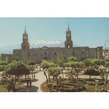 Arequipa Peru Plaza Square Postcard