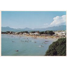 Van Riebeeck Hotel Gordons Bay Beach South Africa Postcard