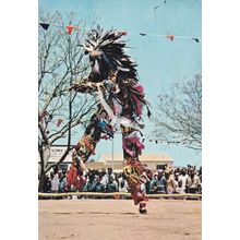 Nairobi Stilt Dancer African Postcard