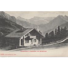 Taubenhaus In Adelboden Switerland Old Postcard