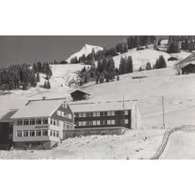Adelboden Jungendhaus Alpina Real Photo Switzerland Postcard